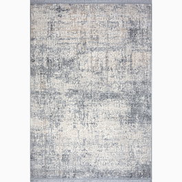 Conceptum Notta 1121 Alfombra de Pasillo Gris, Beige y Crema 100 x 300 cm